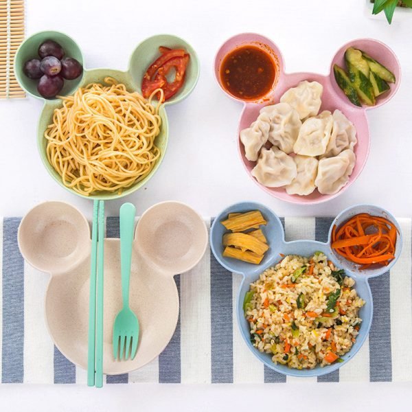 YINUO Children Gifts Cutlery Plate Fruit Snacks Dried Fruit Plates Fruit Bowl Dessert Dishes Dinnerware New Year Decorations - Image 3