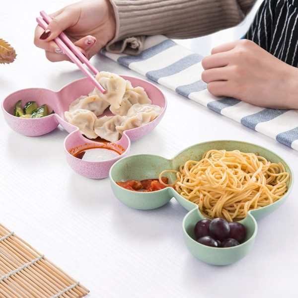 YINUO Children Gifts Cutlery Plate Fruit Snacks Dried Fruit Plates Fruit Bowl Dessert Dishes Dinnerware New Year Decorations - Image 4