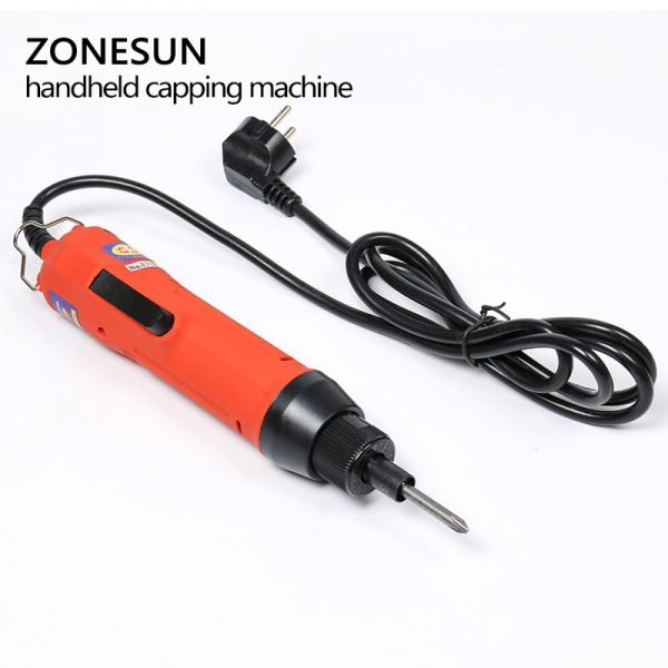 ZONESUN 100% Warranty SG-1550 Portable automatic electric bottle capping machine Cap screwing Machine electric cap sealing - Image 5