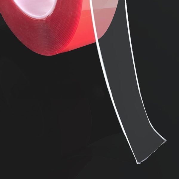 rylybons Red Transparent Silicone Double Sided Tape Sticker For Car High Strength No Traces Adhesive Sticker Living Goods - Image 2