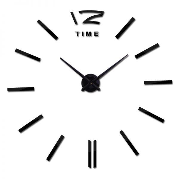 special offer 3d big acrylic mirror wall clock brief diy quartz watch still life clocks home decoration living room stickers - Image 2