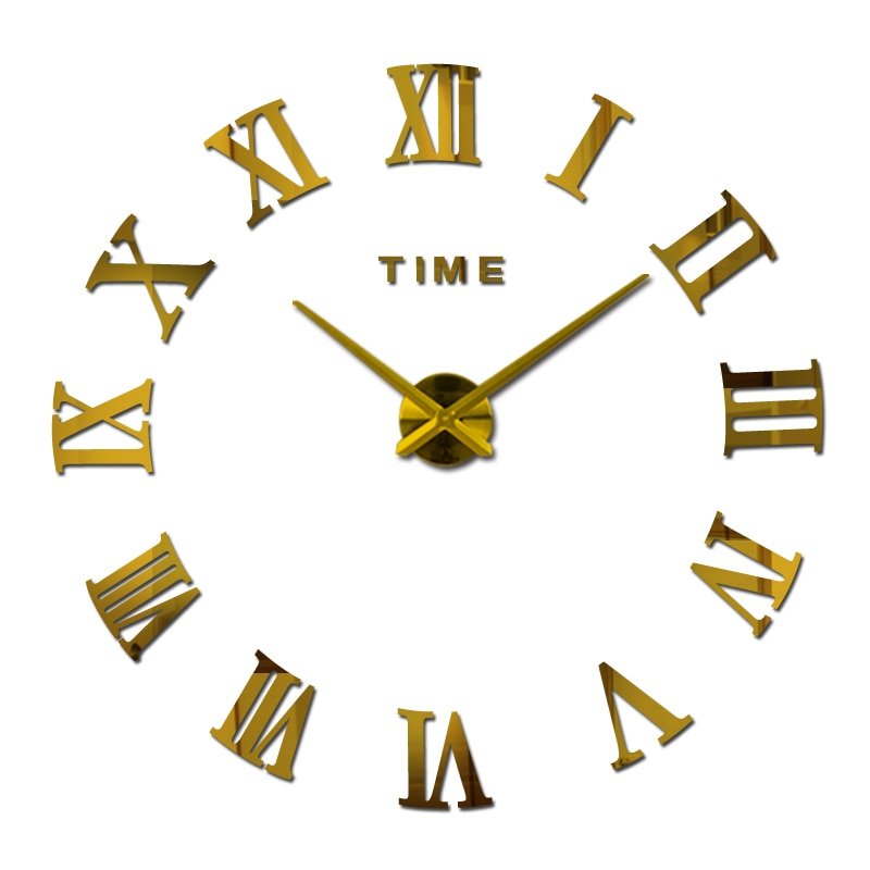 special offer 3d big acrylic mirror wall clock diy quartz watch still life clocks modern home decoration living room stickers - Image 3