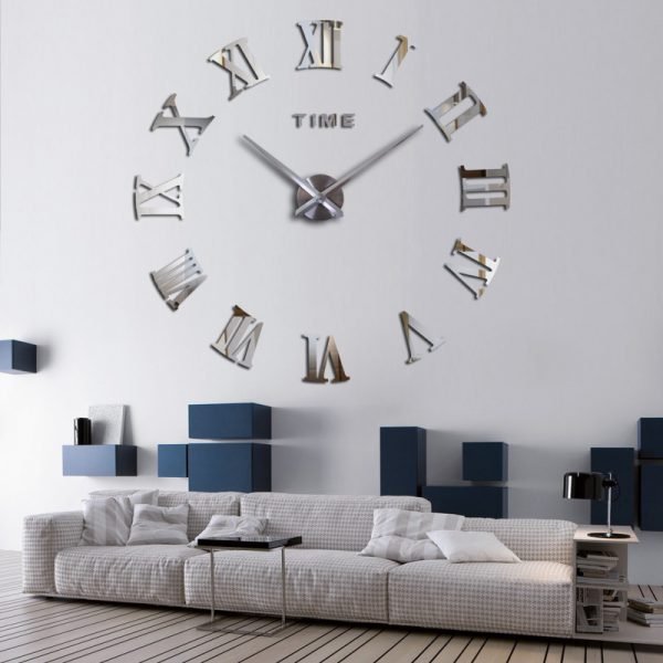 special offer 3d big acrylic mirror wall clock diy quartz watch still life clocks modern home decoration living room stickers - Image 5