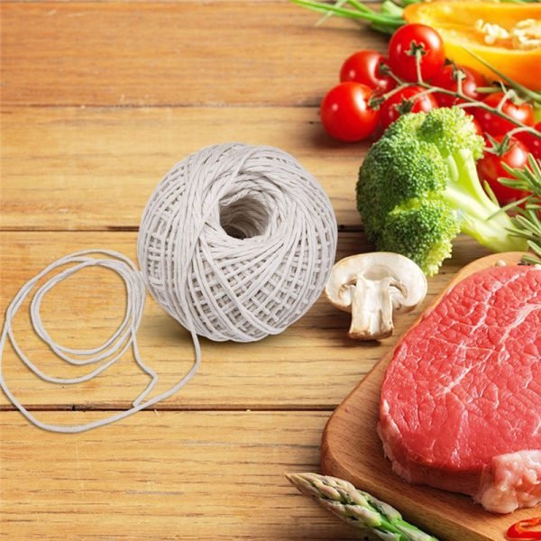 110-feet Cooking Tools Butcher's Cotton Twine Meat Prep Trussing Turkey Barbecue Strings Meat Sausage Tie Rope Cord Drop Ship - Image 2