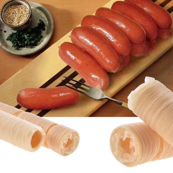 14M * 26MM Roast Sausage Dried Sausage Sausage Hot Dog Collagen Casing - Image 4