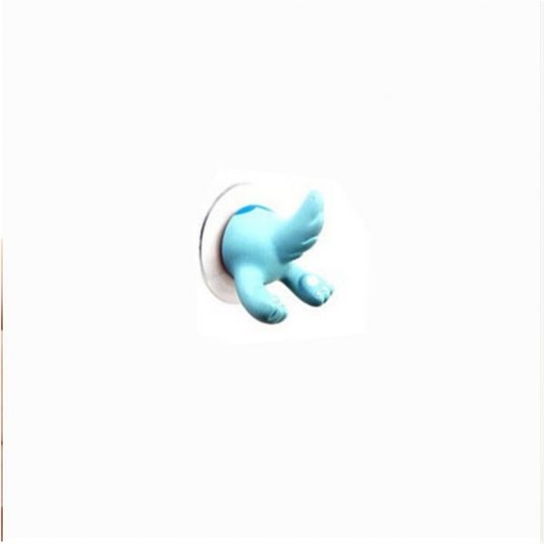 1pcs Cartoon Lovely Animal Tail Rubber Sucker Hook Key Towel Hanger Holder Hooks clothing key hanger wall kitchen accessories - Image 5