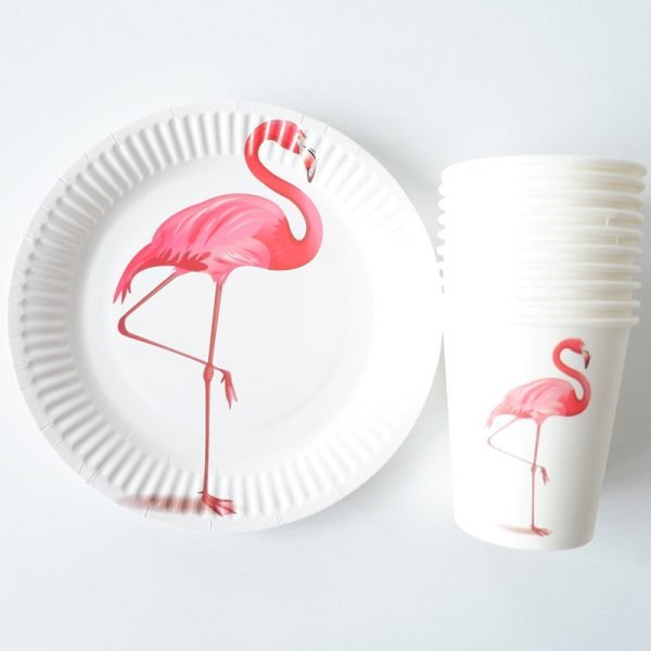20pcs/lot Gold Foil Letter Disposable Tableware Party Paper Plates Baby Shower Birthday Party Supplies Paper Cups Tableware - Image 3