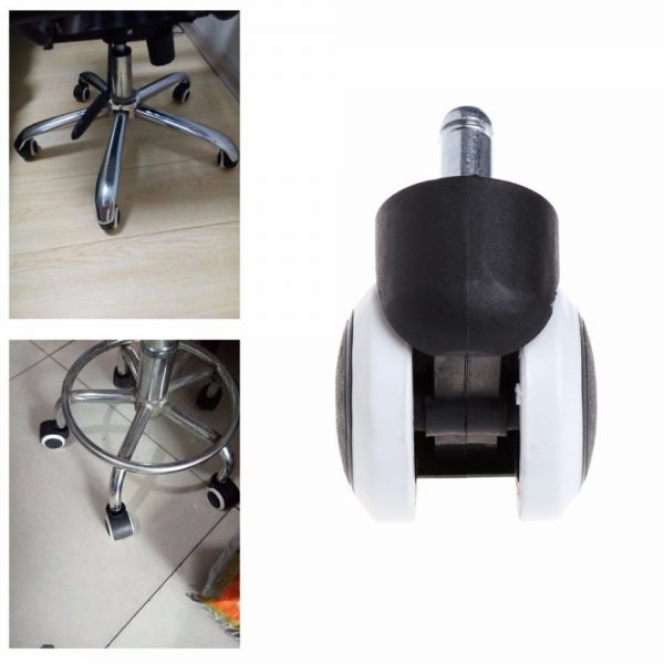 5 Pcs 2" Office Home Chair Swivel Casters Mute Wheel Universal Replacement - Image 2