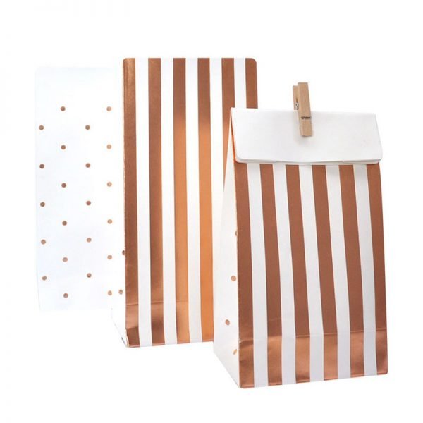 8Pcs Rose Gold Series Gilding Paper Straws/Cup/Plate/ Disposable Tableware Party Supplies Wedding/Birthday/ Pool Party Decor - Image 6