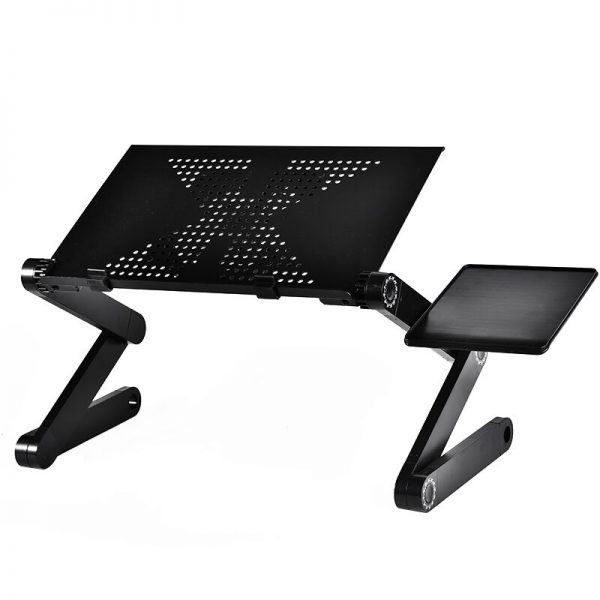Actionclub 360 Degree Adjustable Laptop Table Portable Foldable Computer Desk Bed Desk With One Big Cooling Fan - Image 6