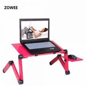Adjustable Portable Laptop Table Stand Lap Sofa Bed Tray Computer Notebook Desk bed table