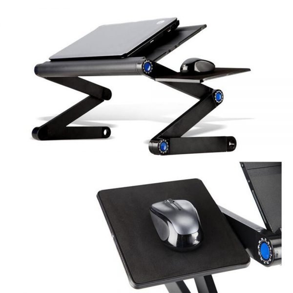 Adjustable Portable Laptop Table Stand Lap Sofa Bed Tray Computer Notebook Desk bed table with Mouse Table ZW-CD06 - Image 2