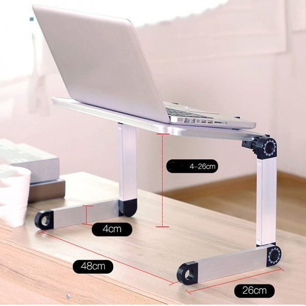 Aluminum Alloy Table Ultralight Portable Folding Laptop Tables Sofa Bed Office Laptop Stand Desk Computer Notebook Bed Table - Image 5