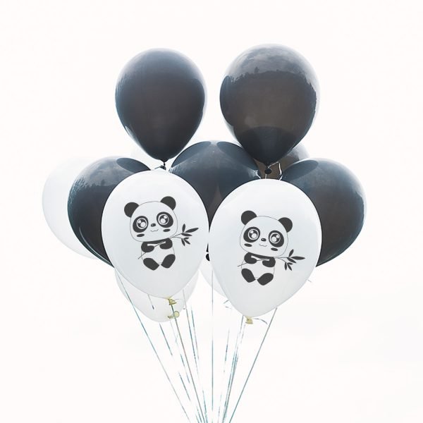 Amawill Panda Party Decorations Supplies Happy Birthday Banner Panda Balloons Cake Toppers Gift Bags For Baby Shower Boy Girl 7D - Image 2