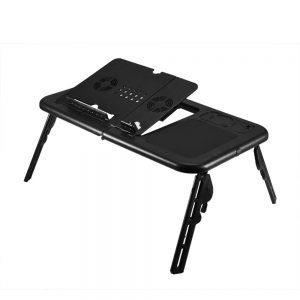 Computer Desk Portable Adjustable Foldable Laptop Notebook Lap PC Folding Desk Table Vented Stand Bed Office Bedroom Lap Table
