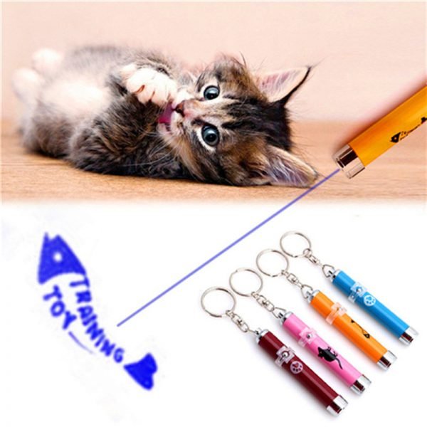 Creative Funny Pet LED Laser Toy Cat Laser Toy For Cats Laser Cat Pointer Pen Interactive Toy With Bright Animation Mouse Shadow - Image 3