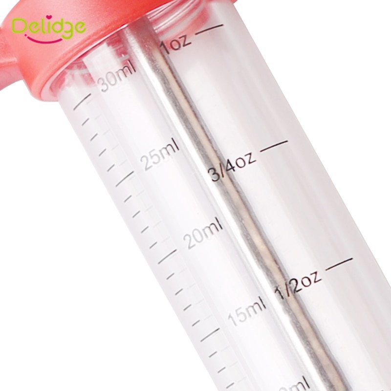 Delidge 1 set Stainless Steel Needle Meat Injector Flavor Marinade Spice Syringe Cooking Meat Poultry Turkey Chicken BBQ Tool - Image 6