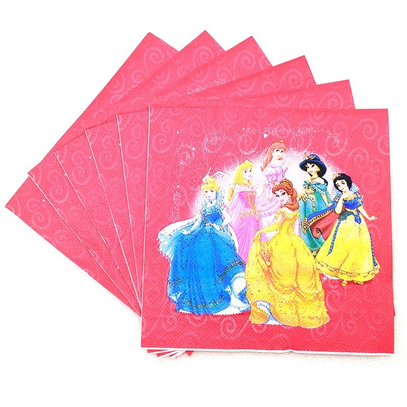 Disney Six Princess Theme Snow White Birthday Party Decoration Cinderella Theme Tablecloth Cup Plate Party Baby Shower Supplies - Image 3
