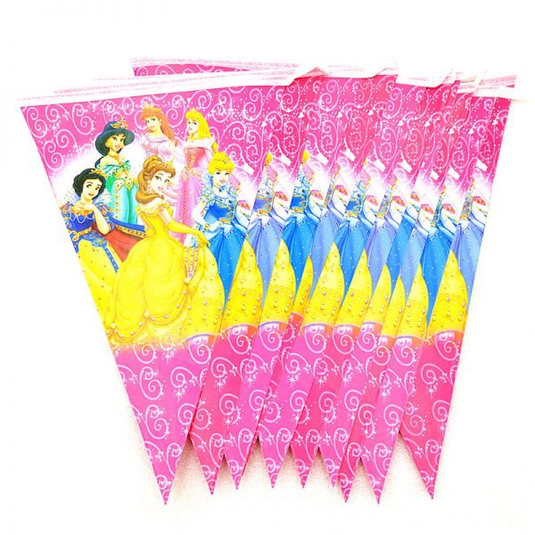 Disney Six Princess Theme Snow White Birthday Party Decoration Cinderella Theme Tablecloth Cup Plate Party Baby Shower Supplies - Image 6