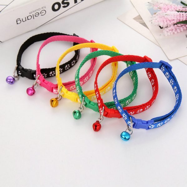 Easy Wear Cat Dog Collar With Bell Adjustable Buckle Dog Collar Cat Puppy Pet Supplies Cat Dog Accessories Small Dog Chihuahua - Image 2