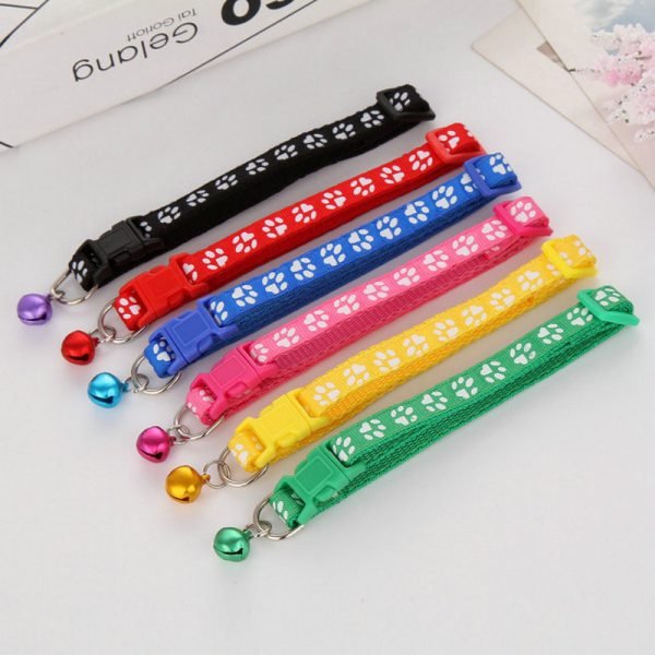 Easy Wear Cat Dog Collar With Bell Adjustable Buckle Dog Collar Cat Puppy Pet Supplies Cat Dog Accessories Small Dog Chihuahua - Image 3