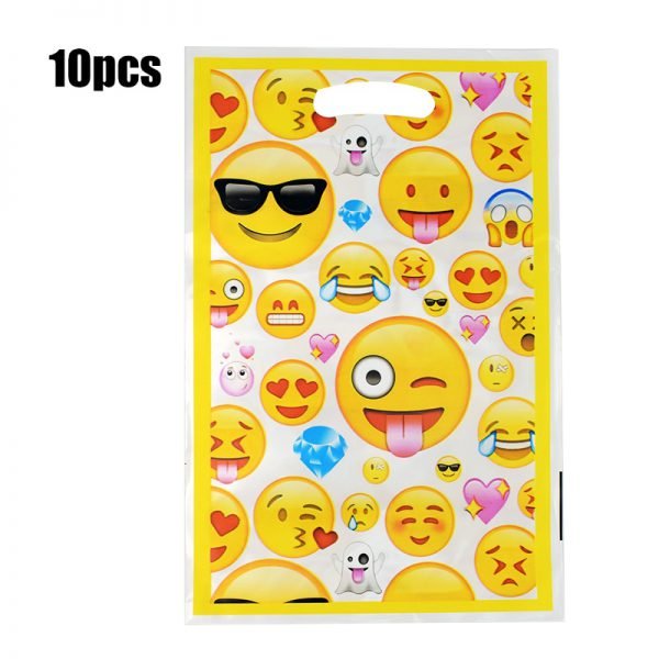 Emoji Disposable Tableware Party Supplies Kids Party Decoration Paper Cup Plate Paper Towel Disposable Tableware Supplies - Image 5