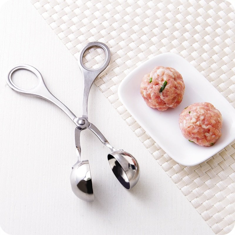 Fantastic Kitchen Meatball Maker Stainless Steel Meat & Poultry Tools DIY Fish Meat Ball Maker Meatball Mold Tools - Image 3