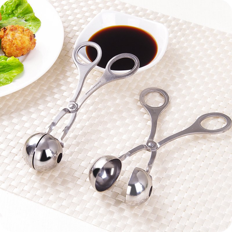 Fantastic Kitchen Meatball Maker Stainless Steel Meat & Poultry Tools DIY Fish Meat Ball Maker Meatball Mold Tools - Image 4