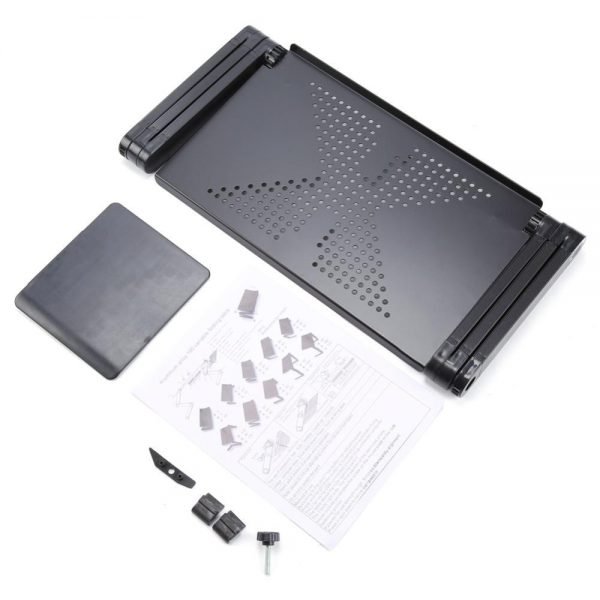 Foldable Adjustable Laptop Dormitory Bed Table Stand Lap Sofa Bed Tray Computer Notebook Desk Mobile Laptop Table Desk - Image 4