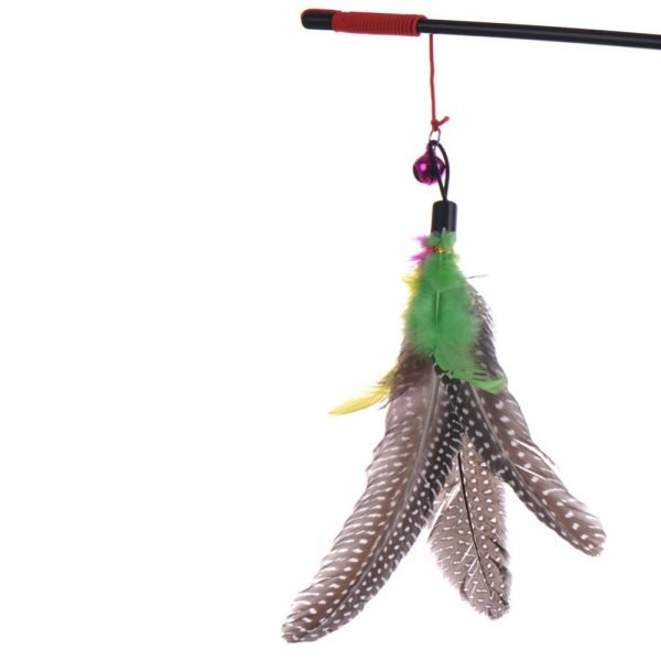 High Quality Pet Cat Toy Newly Design Bird Feather Plush Plastic Toy for Cats Cat Catcher Teaser Toy Free Shipping - Image 4