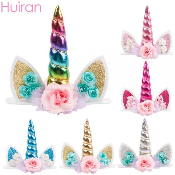 Huiran Unicorn Disposable Tableware Disposable Paper Plate Cups Unicorn Birthday Party Decorations Kids Party Supplies Unicornio - Image 6