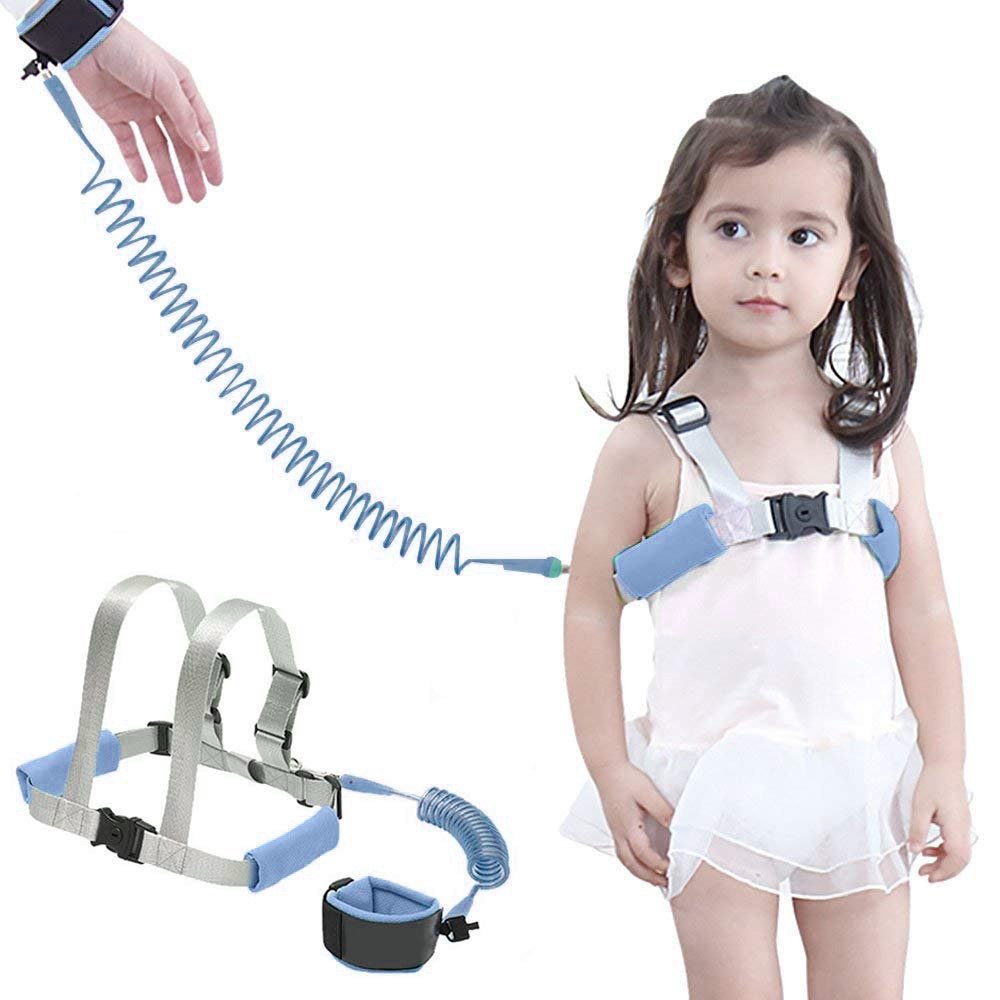 Kids Anti-lost Walking Learning Strap Toddler Harness Backpack Baby Learning Walking Assistant Belt Wrist Band for Children