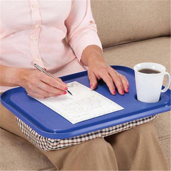 Laptop Table Multifunction Knee Lap Desk for 14 inch Computer Phone Flip Portable Outdoor Headrest Office Home Nap Pillow - Image 2