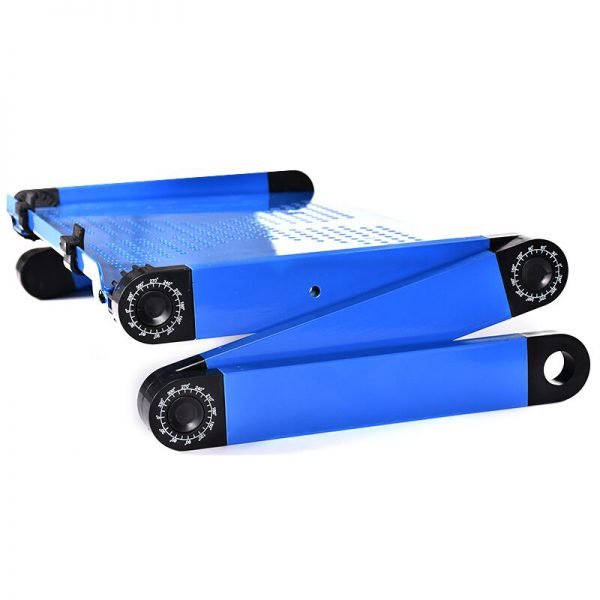 Magic Union Adjustable Laptop Desk Folding Notebook Desktop Stand With Cooling Fan Laptop Bed Table Bed Tray Study Desk - Image 5