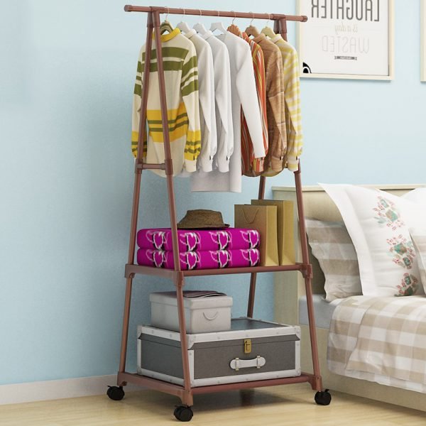 Magic Union Creative Multi-functional Clothes Rack Simple Coat Rack Movable Hanger Home Bedroom Floor Standing Clothes Hanger - Image 3