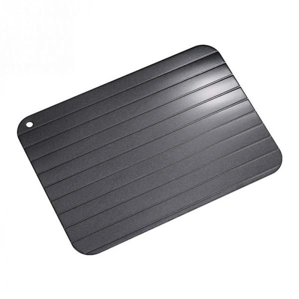 Metal Aluminum Fast Defrosting Tray Safe Food Meat Defrosting Thawing Tray Plate Home Kitchen Defrost Gadget - Image 2