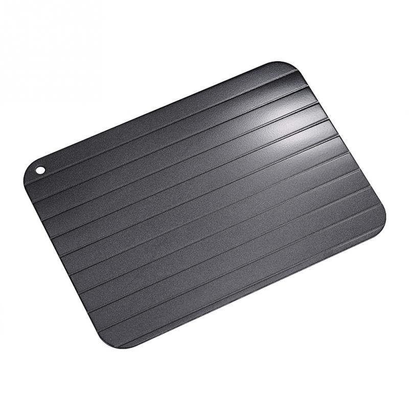 Metal Aluminum Fast Defrosting Tray Safe Food Meat Defrosting Thawing Tray Plate Home Kitchen Defrost Gadget - Image 2