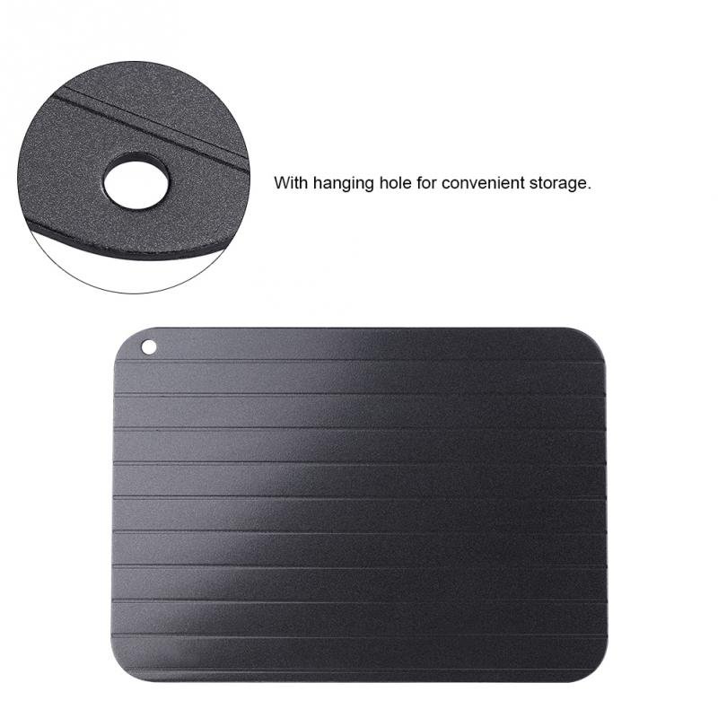 Metal Aluminum Fast Defrosting Tray Safe Food Meat Defrosting Thawing Tray Plate Home Kitchen Defrost Gadget - Image 4