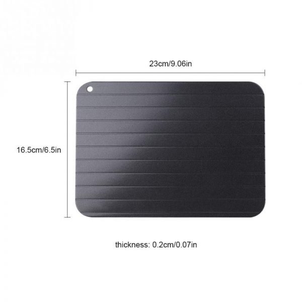 Metal Aluminum Fast Defrosting Tray Safe Food Meat Defrosting Thawing Tray Plate Home Kitchen Defrost Gadget - Image 5