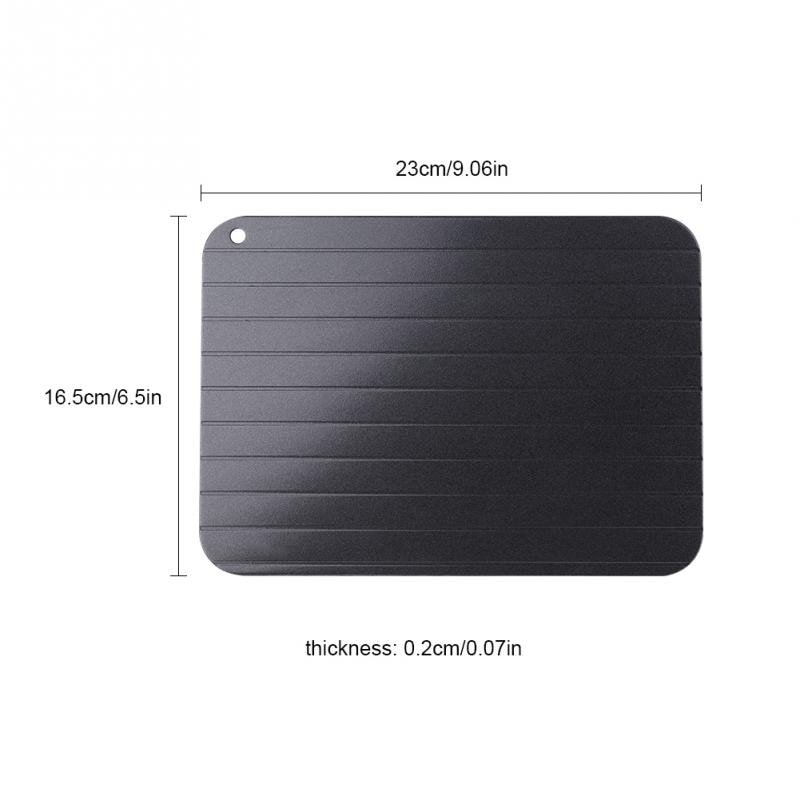 Metal Aluminum Fast Defrosting Tray Safe Food Meat Defrosting Thawing Tray Plate Home Kitchen Defrost Gadget - Image 5