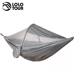 Mosquito Free Netting Hammock 2 Person Camping Tent Portable Survivor With Net Hanging Swing Hammc Bed Use Hamak
