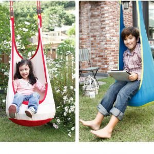 New Baby Hammock Pod Swing Hanging Chair Reading Nook Tent Indoor Outdoor Baby Chair Hammock Kid Baby Swing Relaxing Chair