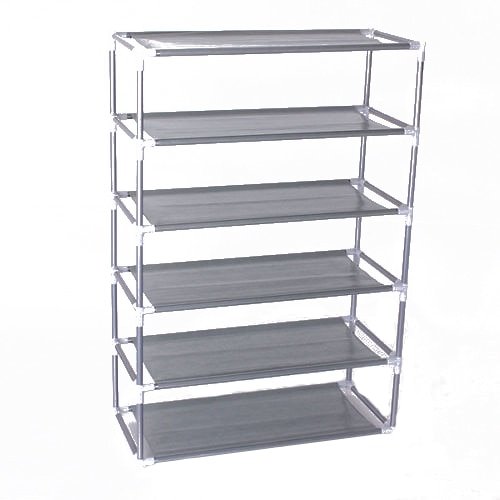 Non-woven Fabric Storage Shoe Rack Hallway Cabinet Organizer Holder removable door shoe storage cabinet shelf DIY Home Furniture - Image 4