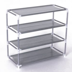 Non-woven Fabric Storage Shoe Rack Hallway Cabinet Organizer Holder removable door shoe storage cabinet shelf DIY Home Furniture