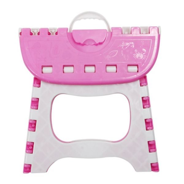 Plastic Folding 6 Type Thicken Step Portable Child Stools (Green gray color random) 25*18*20cm - Image 3