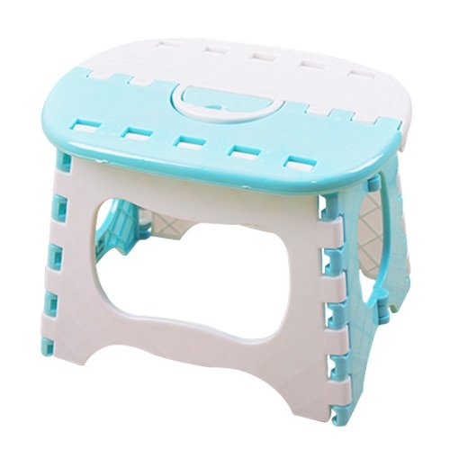 Plastic Folding 6 Type Thicken Step Portable Child Stools (Green gray color random) 25*18*20cm - Image 6