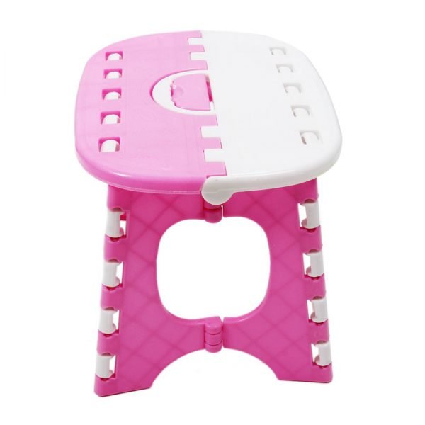 Plastic Folding 6 Type Thicken Step Portable Child Stools (Green gray color random) 25*18*20cm
