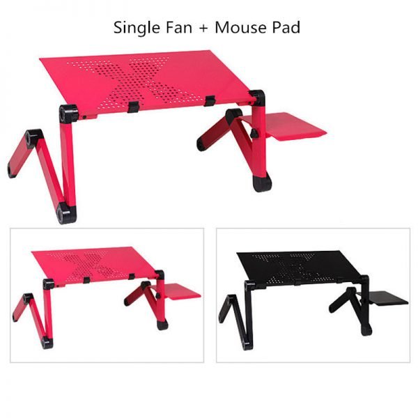 Portable Adjustable Laptop Standing Desk for Bed Sofa Folding Laptop Table Notebook Desk With Mouse Pad for Office - Image 5