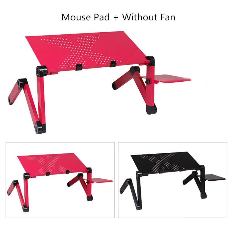 Portable Adjustable Laptop Standing Desk for Bed Sofa Folding Laptop Table Notebook Desk With Mouse Pad for Office - Image 6