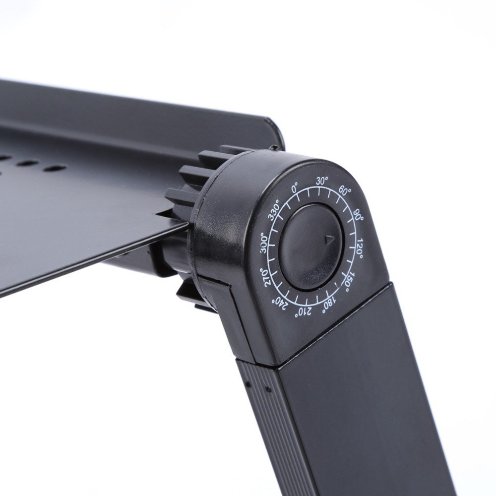 Portable Folding Laptop Table Desk Adjustable Laptop Stand Desk Sofa Bed Tray Computer Notebook Desk With Mouse Pad - Image 5